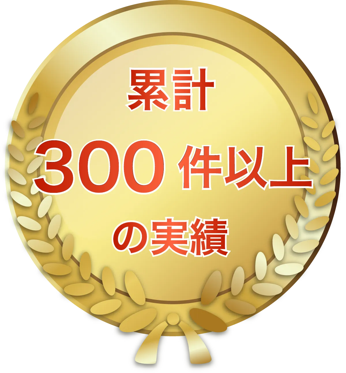 累計300件以上の実績