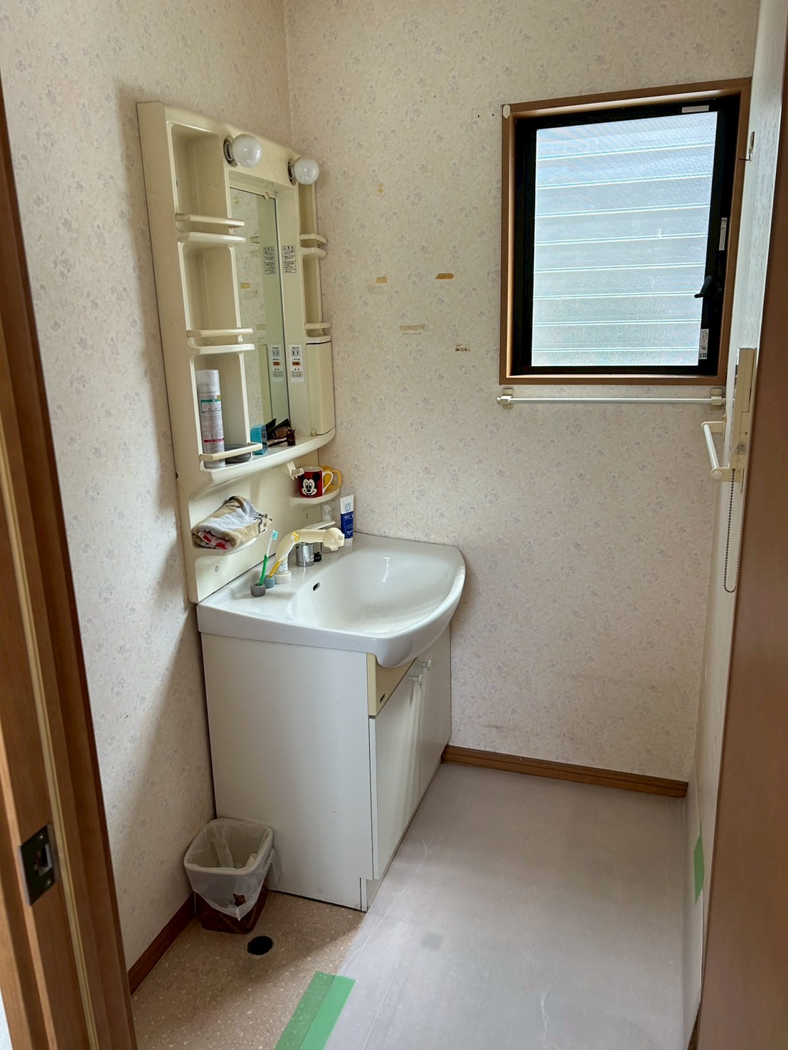 京都市右京区｜洗面所リフォーム｜費用15万円・工期2日の施工事例｜京Reホーム