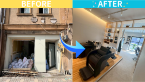 築75年のヴィンテージビルを美容室にリノベーション｜京都・費用1,600万円・工期4ヶ月｜京Reホーム